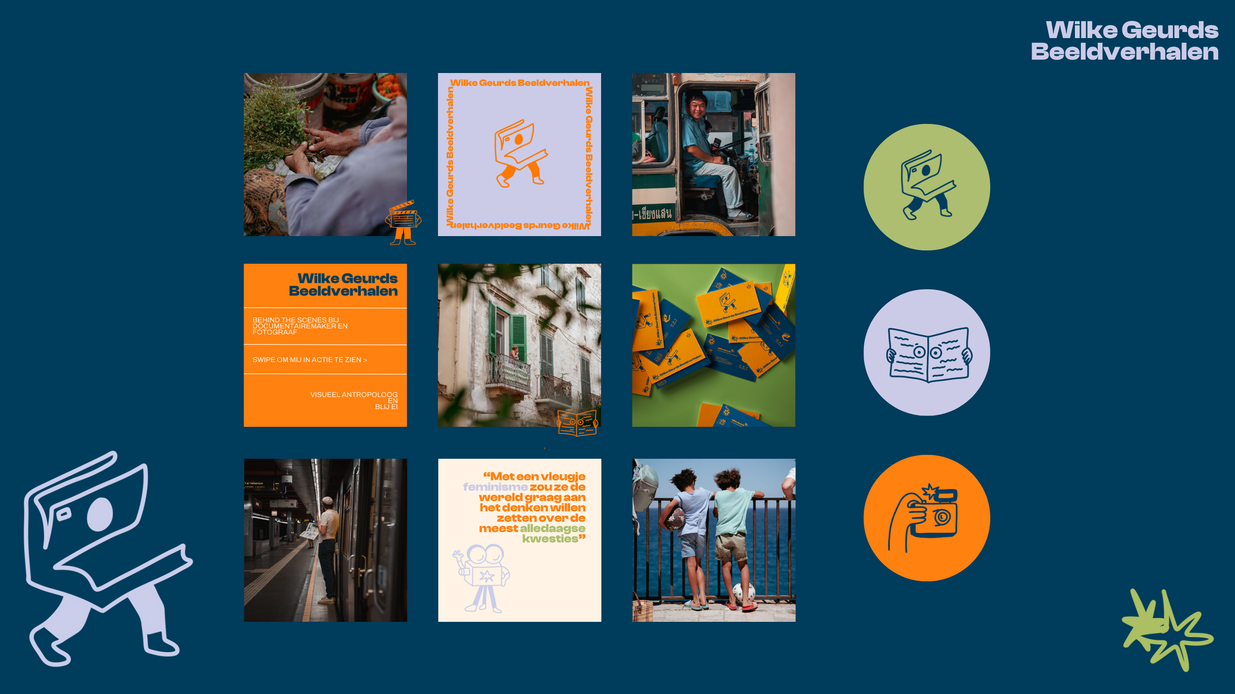 Social media template Beeldverhalen – illustratieve huisstijl voor online visuals