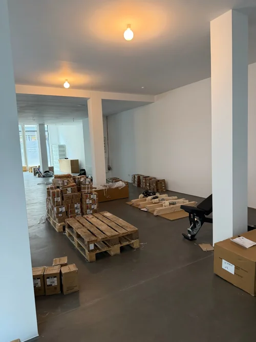 SHA-LA Strength Lab during the early build phase
