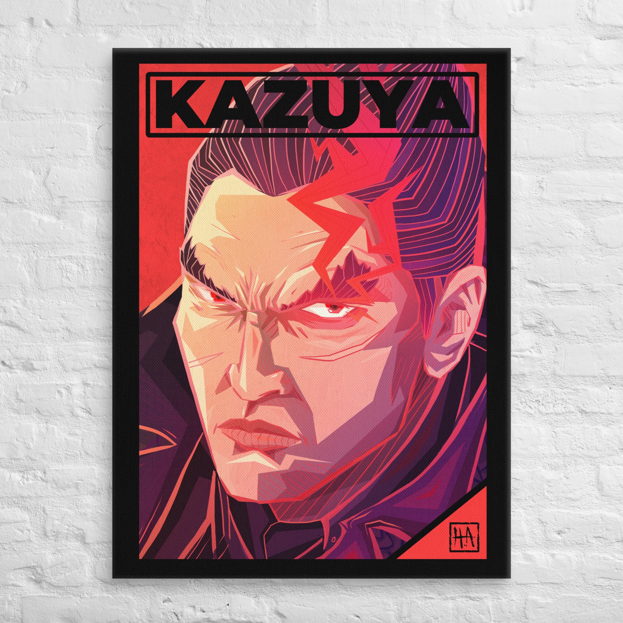 Toile peinture Kazuya mishima