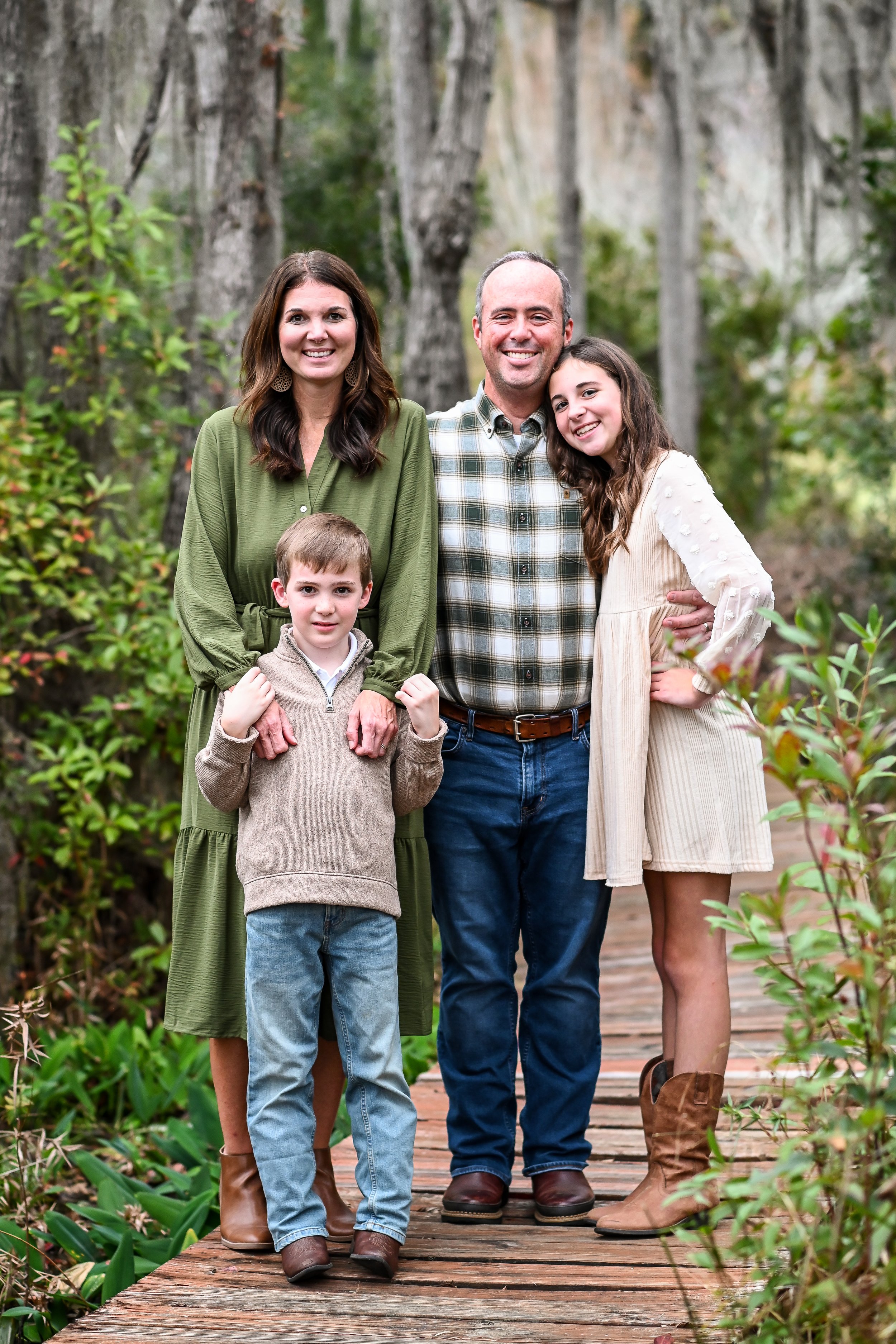 Family or four on Houston Lake Warner Robins GA