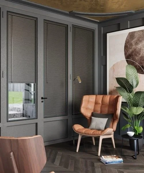 Metalic Venetian, Fit to Glass