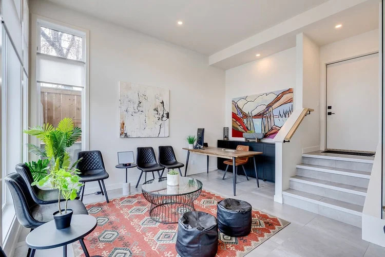 Bright space at Creative Sky Psychology in Calgary