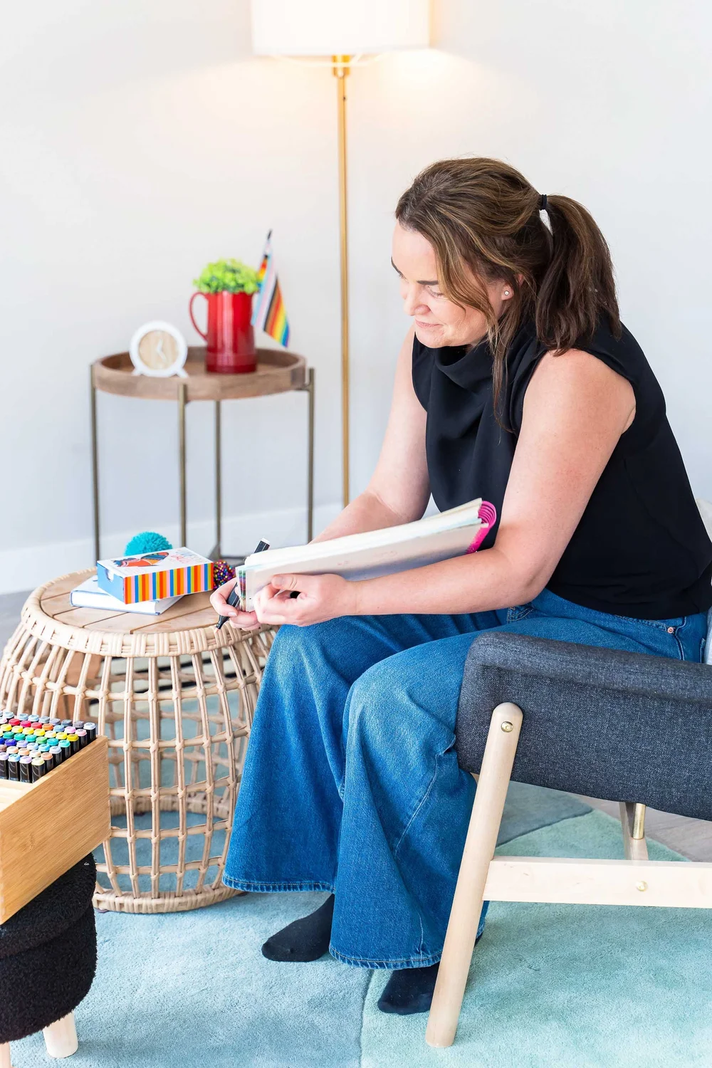 Body image support for children and teens at Creative Sky Psychology in Calgary, helping young people build a steadier relationship with their bodies.