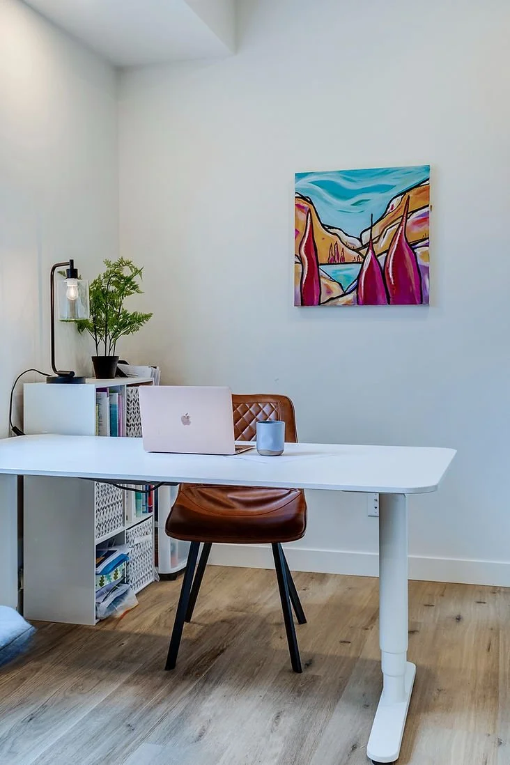 Waiting area at Creative Sky Psychology in Calgary