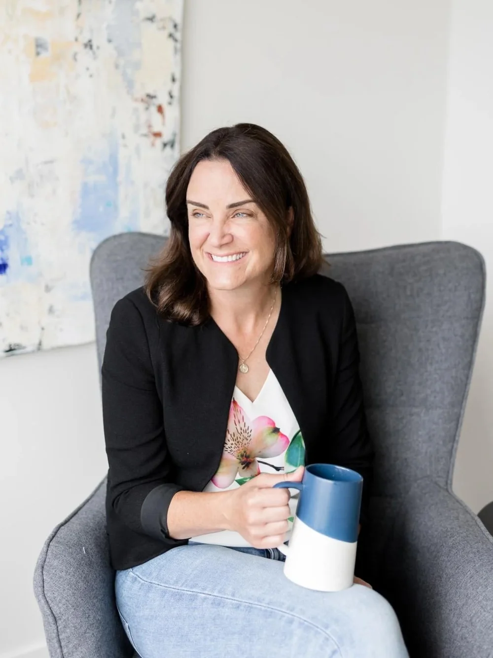 Shannon Kelly, founder and registered psychologist at Creative Sky Psychology in Calgary.