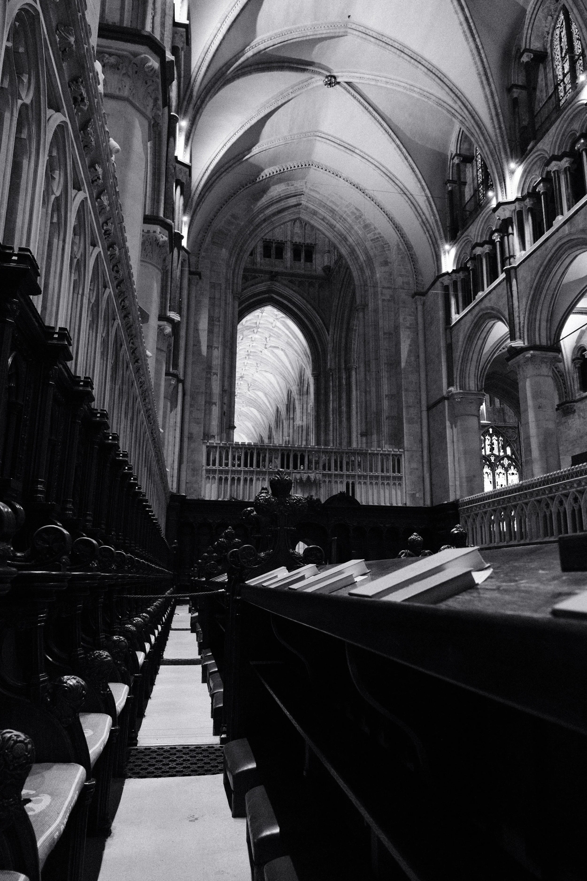 canterbury cathedral interior from the chancel
