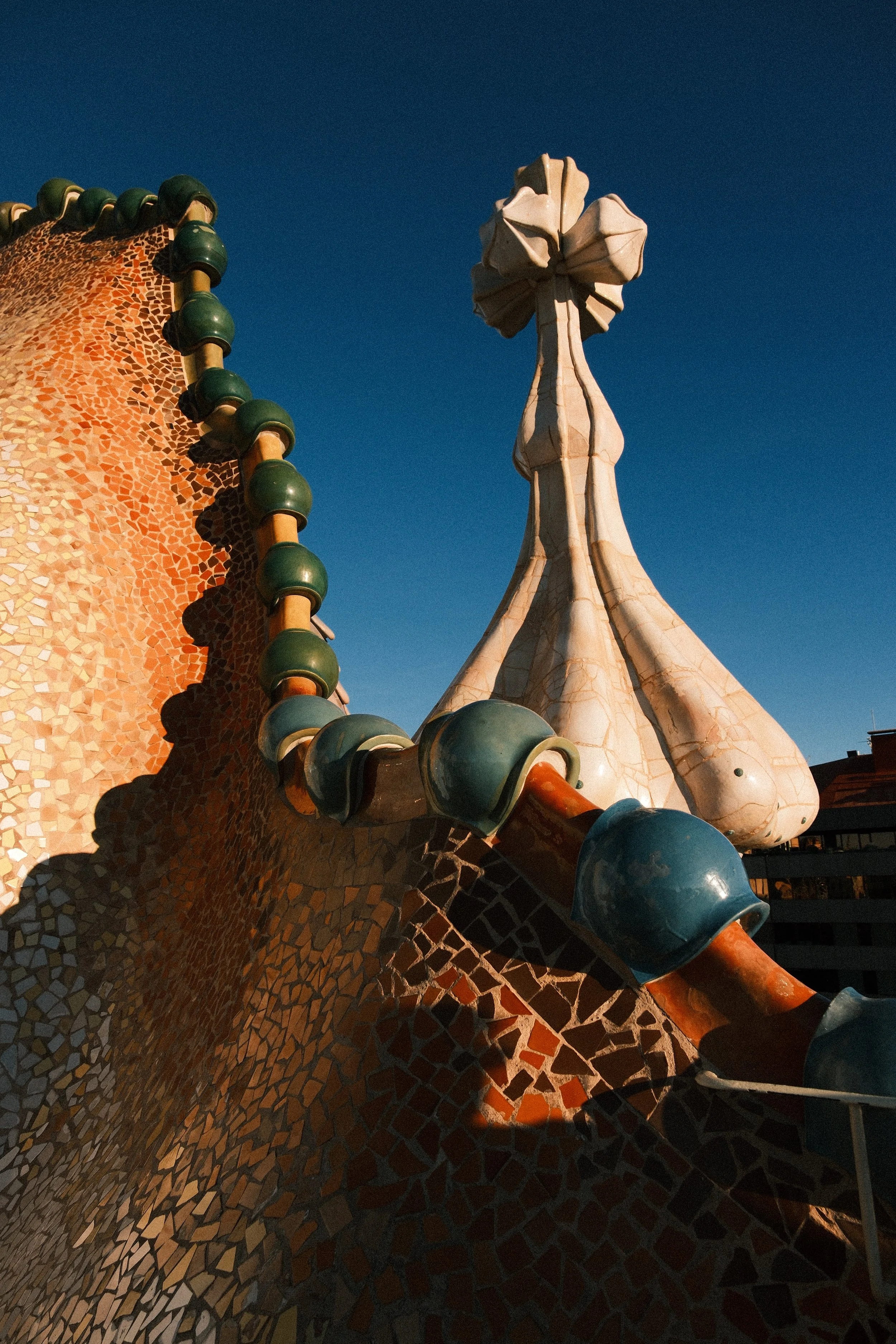 Unique designs on the rooftop