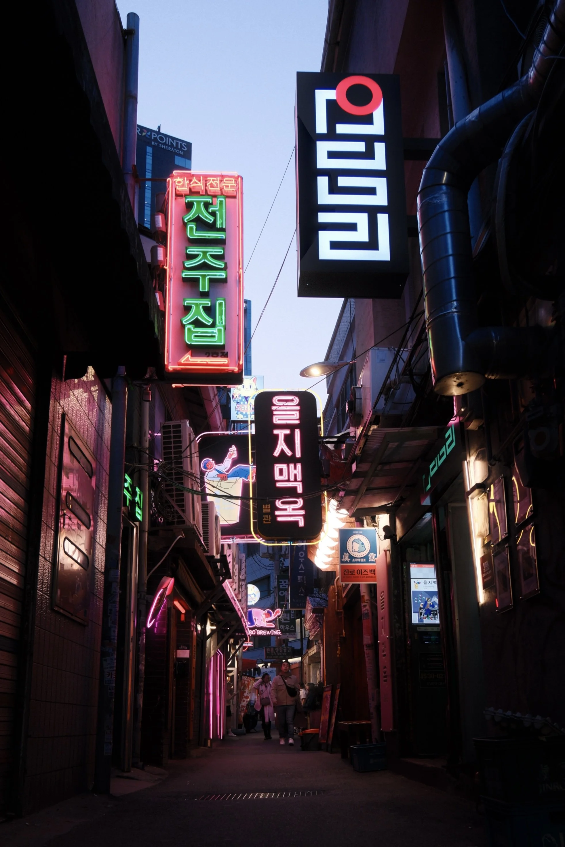 Neon lights of Eulji-ro