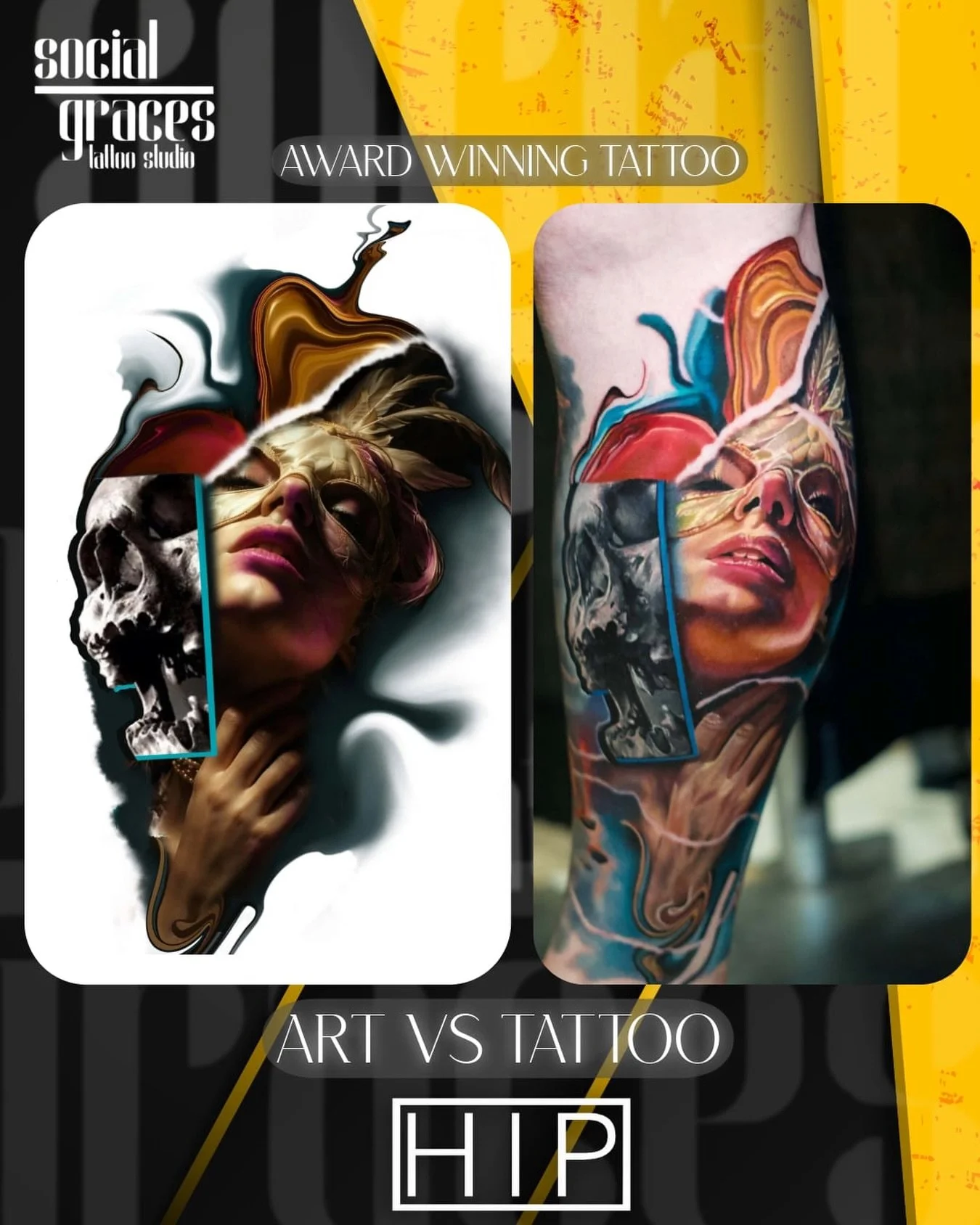 A lot of people think this part just happens.

It doesn&rsquo;t.

Getting a tattoo to match the artwork this close comes down to control&hellip;
knowing how color heals, how skin takes ink, how far you can push contrast without losing it later.

This