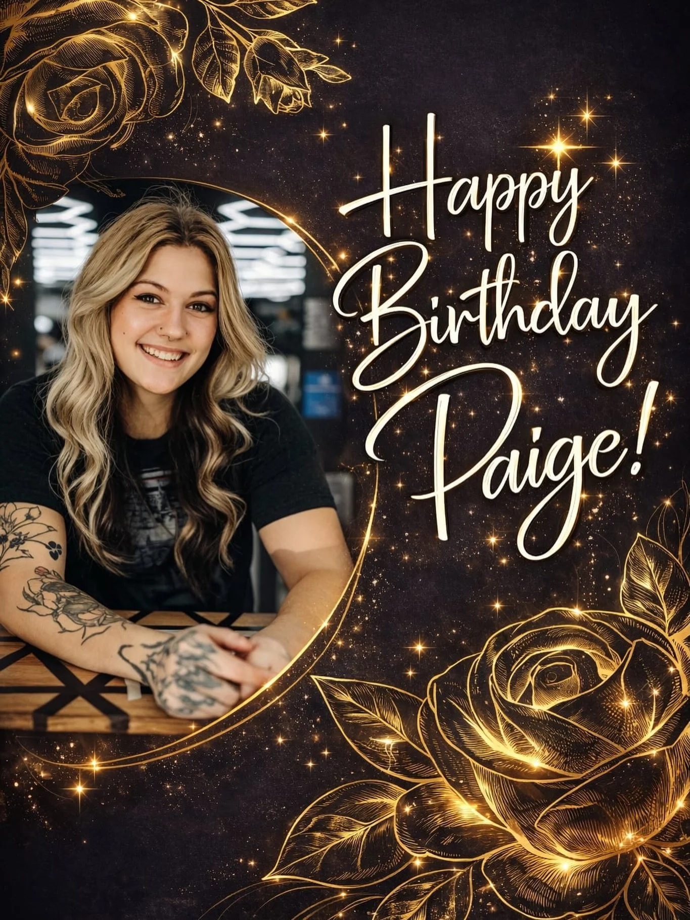 ✨ Happy Birthday, Paige ✨

There&rsquo;s something special about people who bring both talent and energy into a room&hellip; and you do that effortlessly.

Your growth, your style, and the way you connect with people&mdash;it all shows in your work a