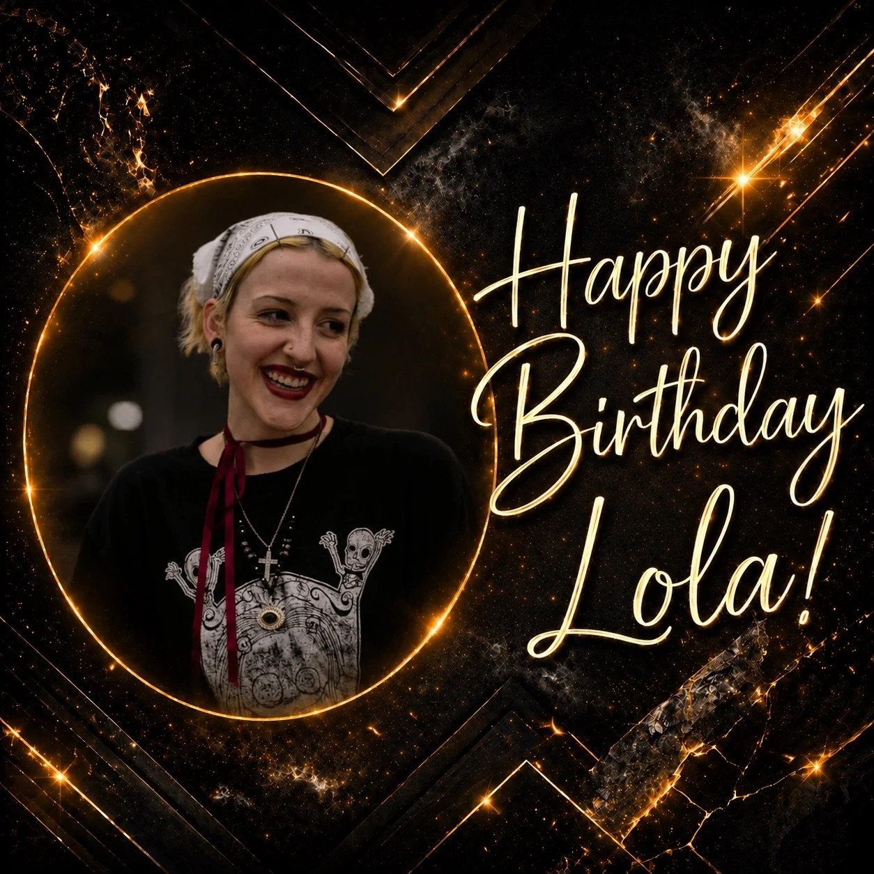 Happy Birthday Lola 🖤✨
Wishing you the best day and an even better year ahead. Your energy, style, and smile always stand out, and today&rsquo;s all about celebrating you.

Hope this year brings you happiness, growth, inspiration, and plenty of mome