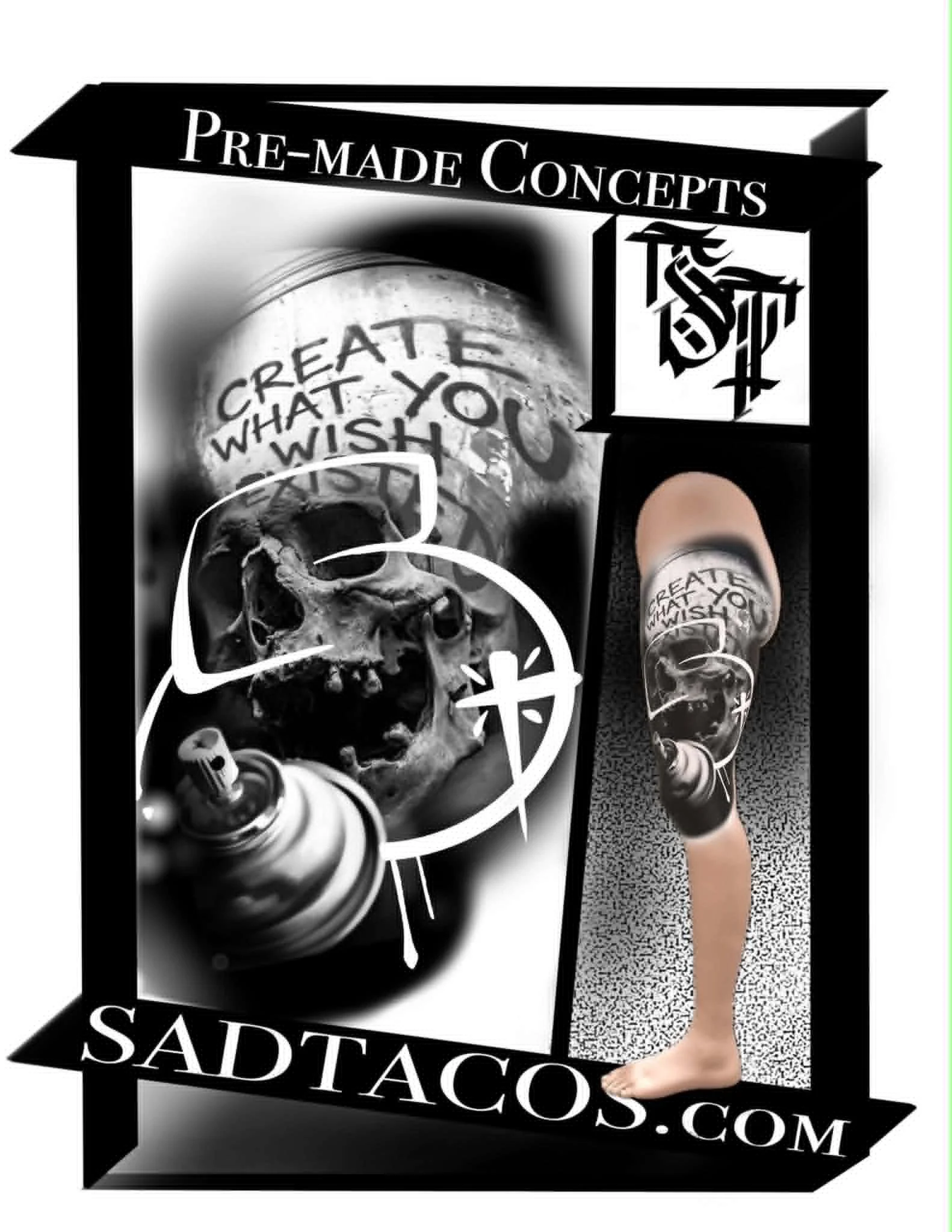 Pre made Black and Grey