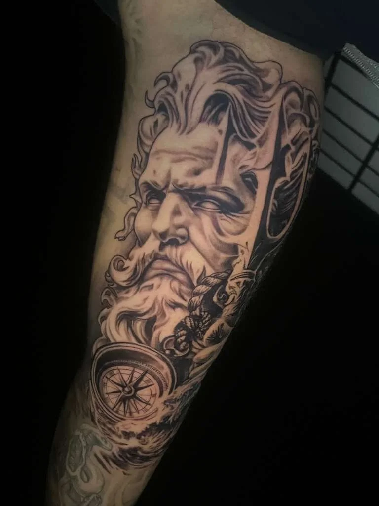 realism tattoo greek mythology