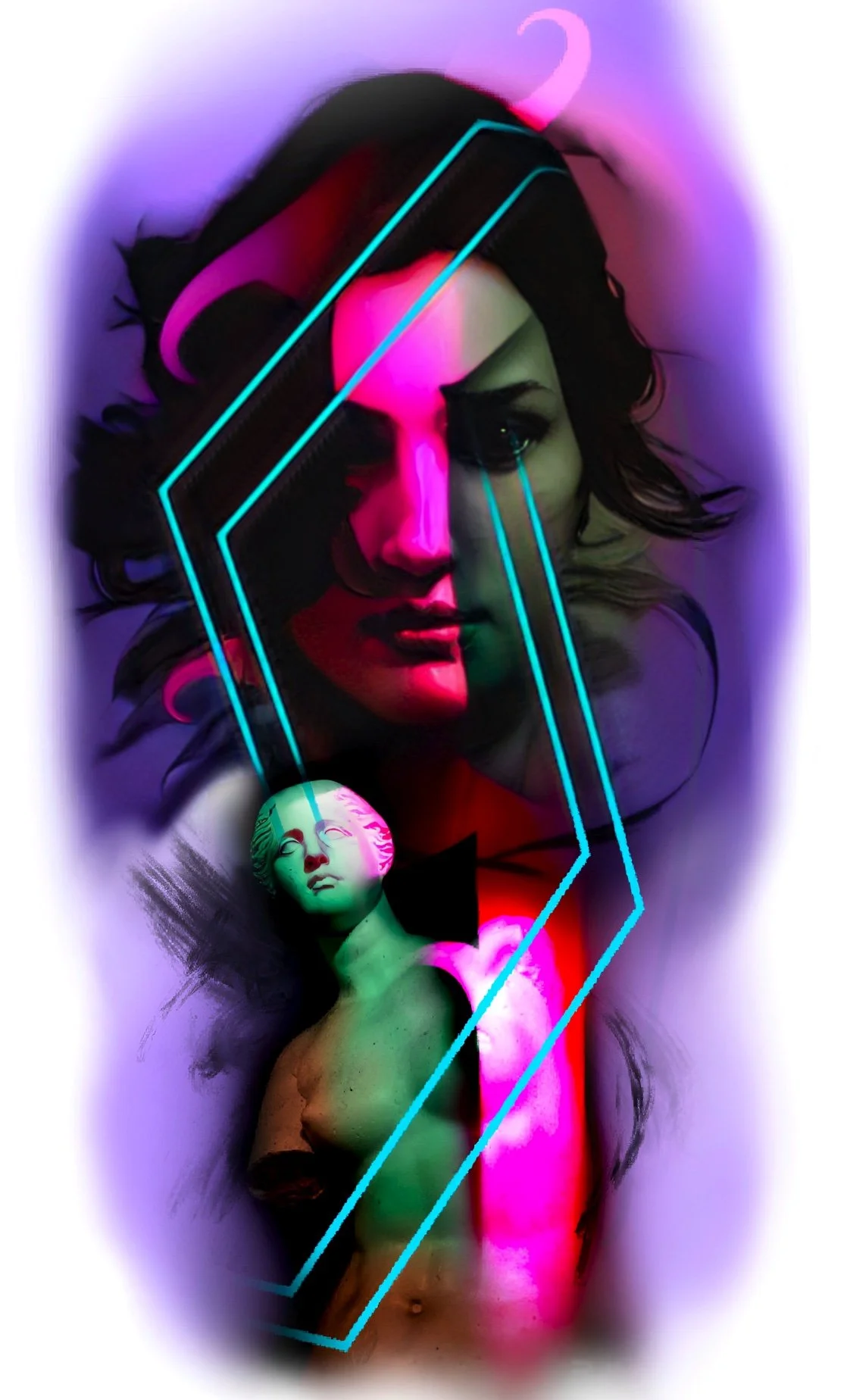 greek statue tattoo realism