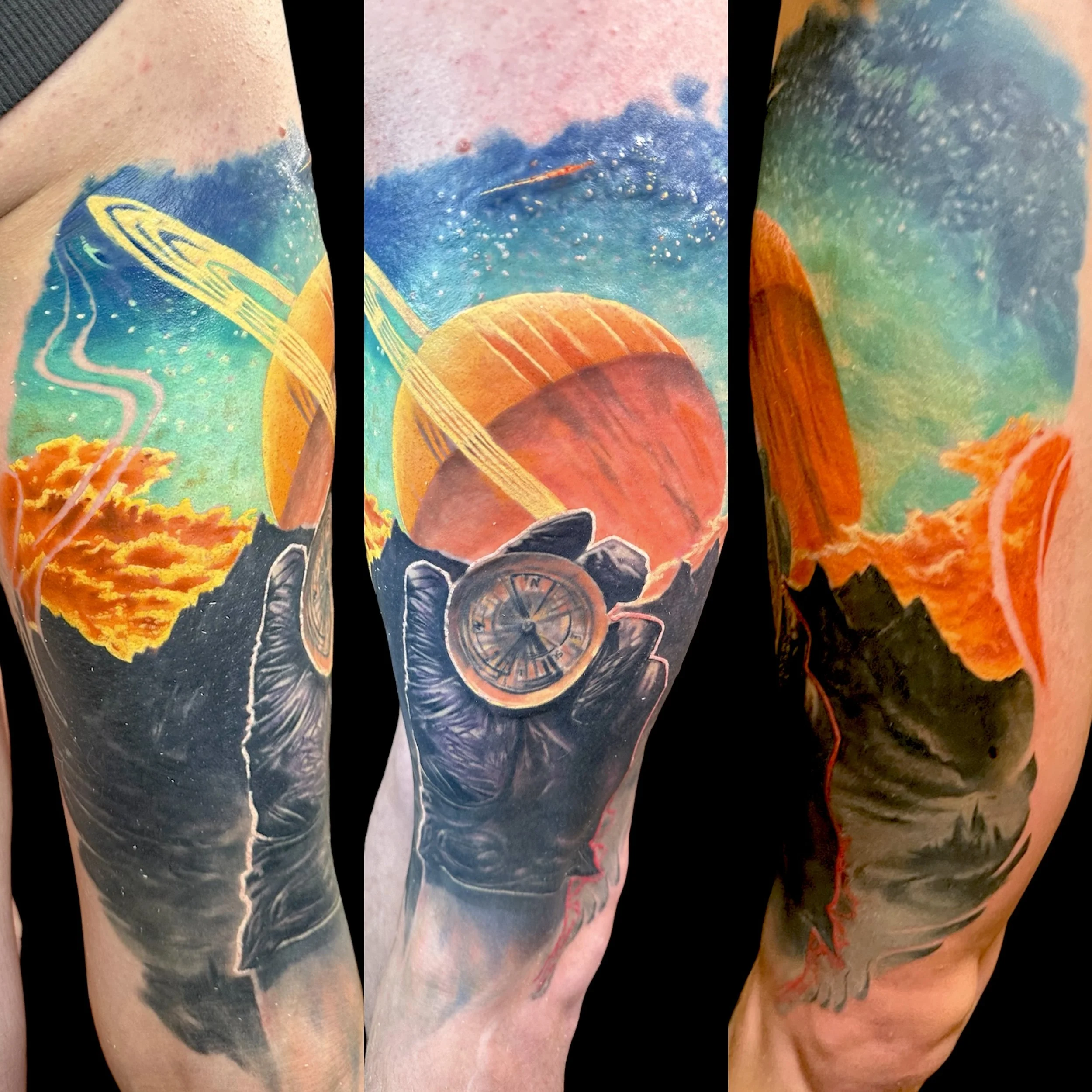 universe father time tattoo