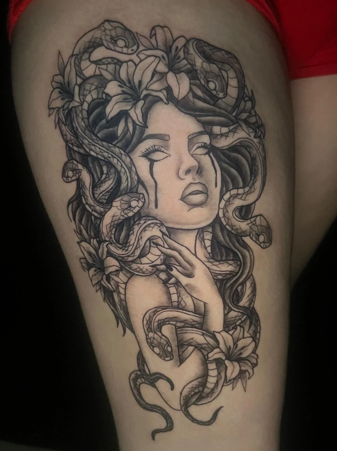 medusa tattoo realism