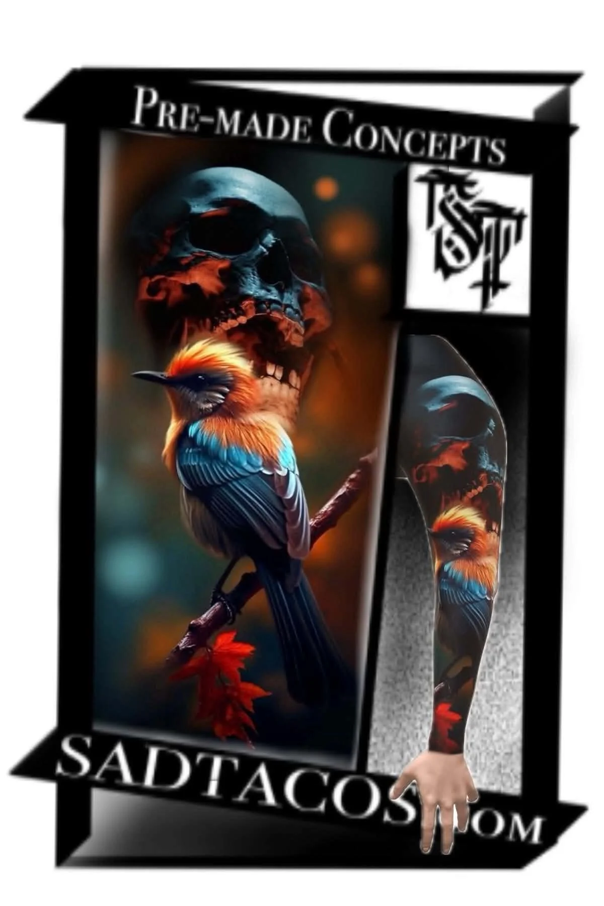 Skull Bird Realism