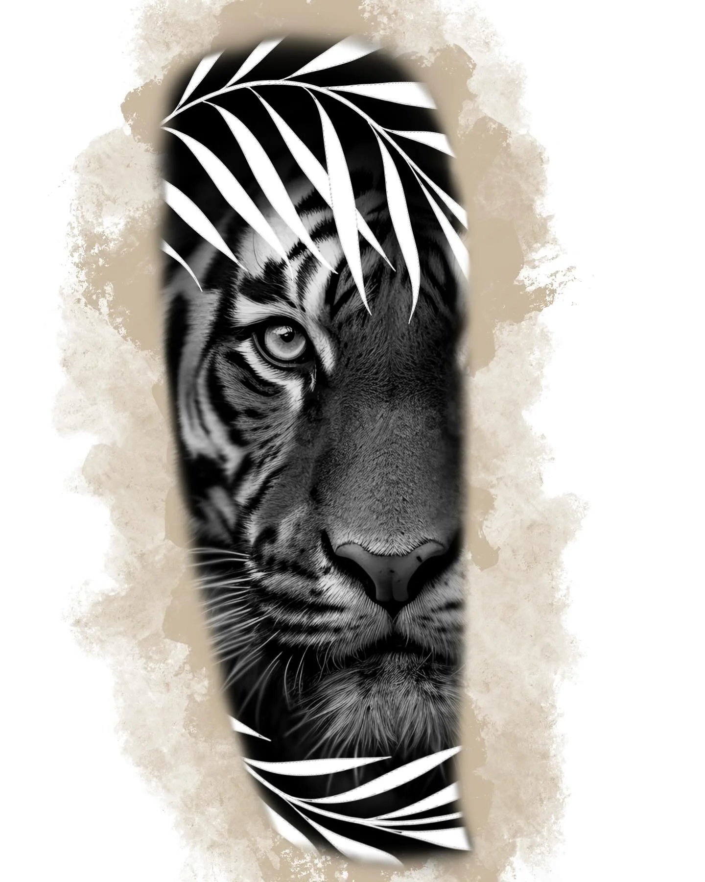 tiger realism tattoo