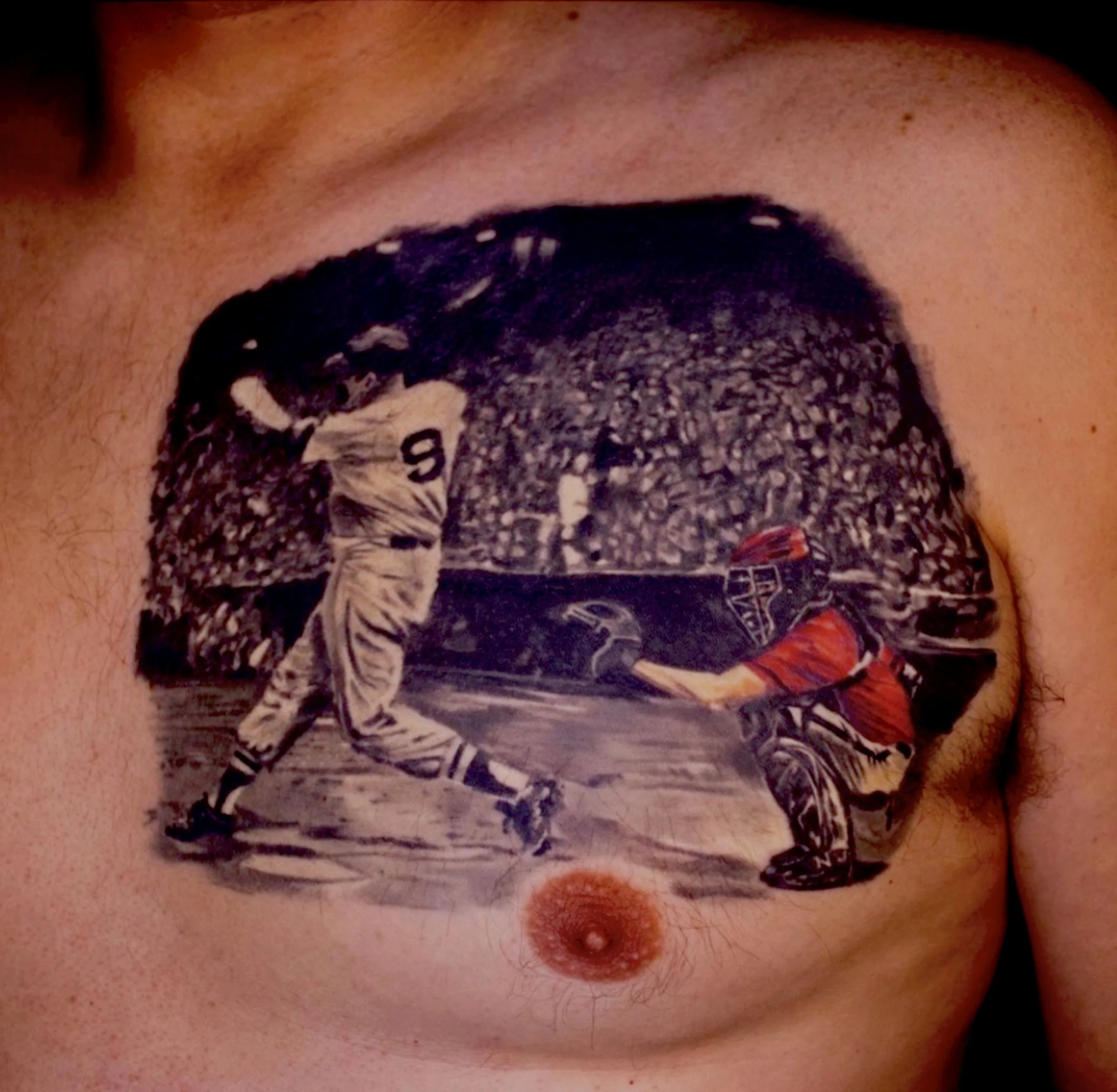 ted williams boston red sox baseball tattoo
