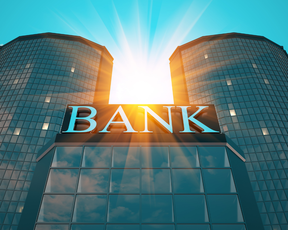 image of a big bank office building for managing money on an H-2A contract