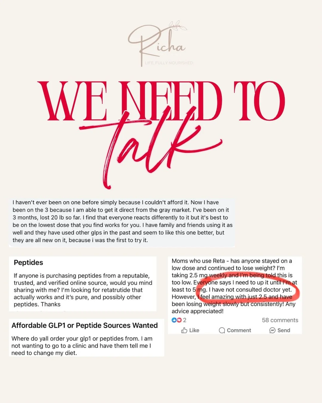 The internet is a hard place to be sometimes! I try to put out evidence-based information, educate patients on the science, and help people make informed decisions about their health. Not everyone will agree with me, and that&rsquo;s okay. My goal is