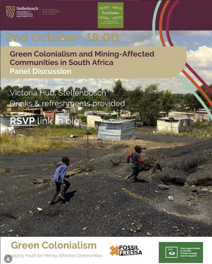 Green Colonialism and Mining-Affected Communities in South Africa