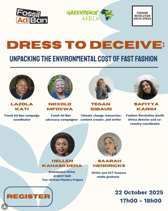 Dress to Deceive: Unpacking the environmental cost of fast fashion Webinar