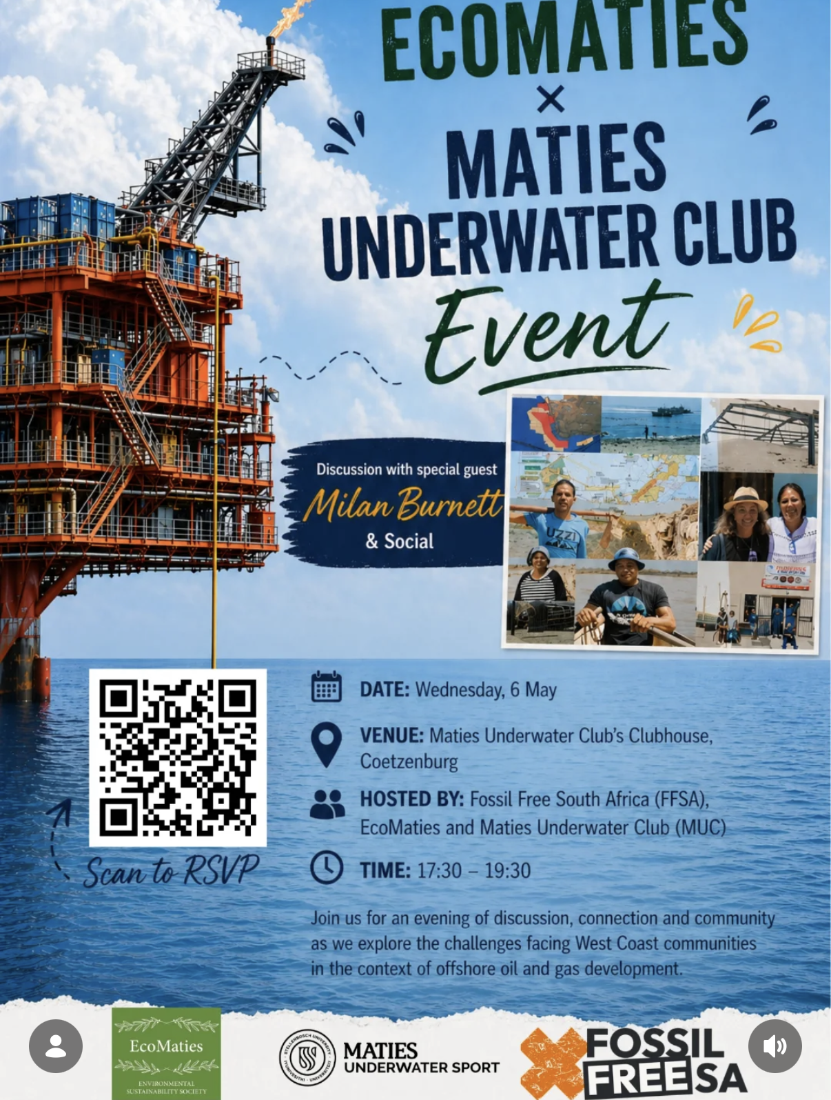 EcoMaties x Maties Underwater Club event