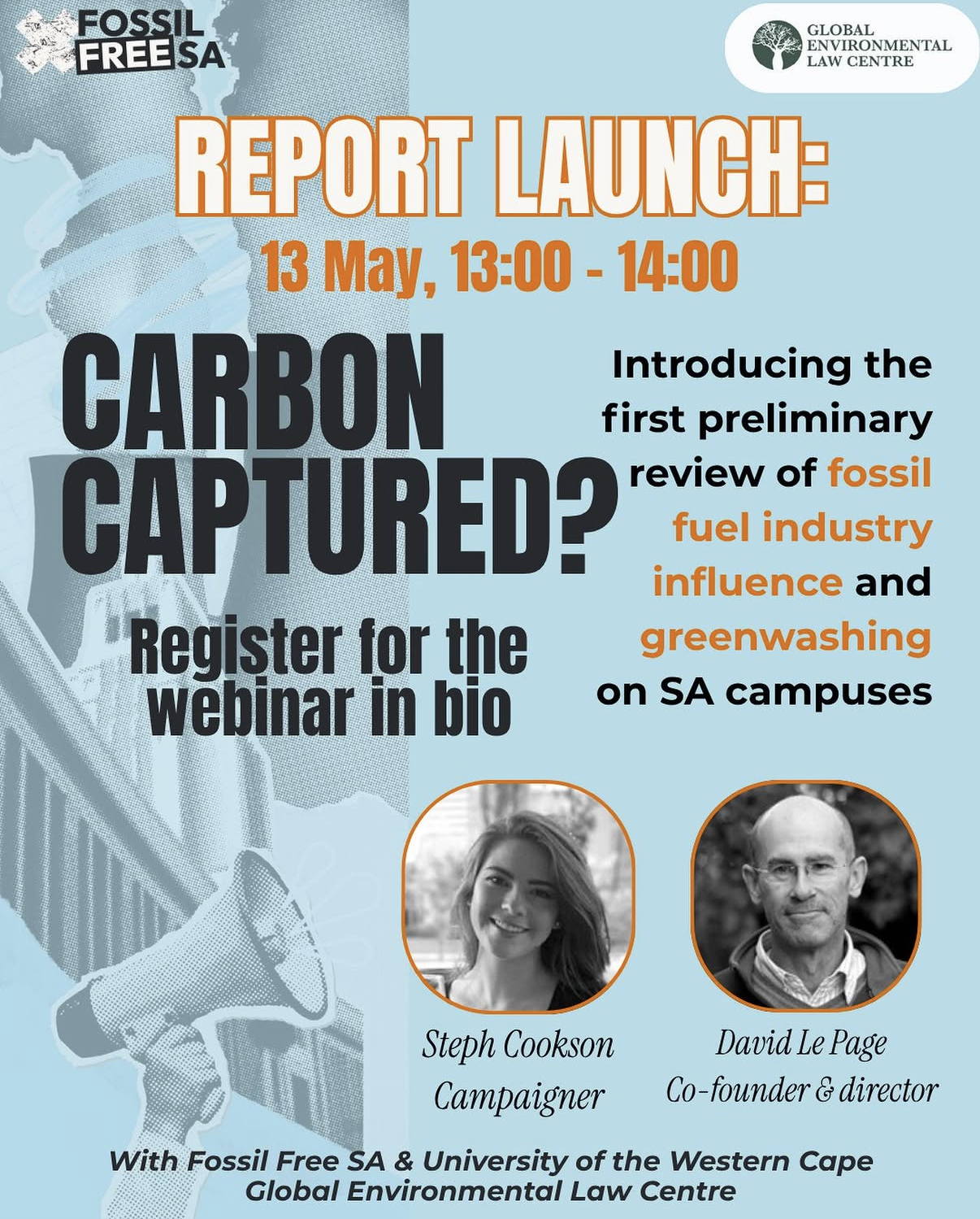 Carbon Captured? Report launch