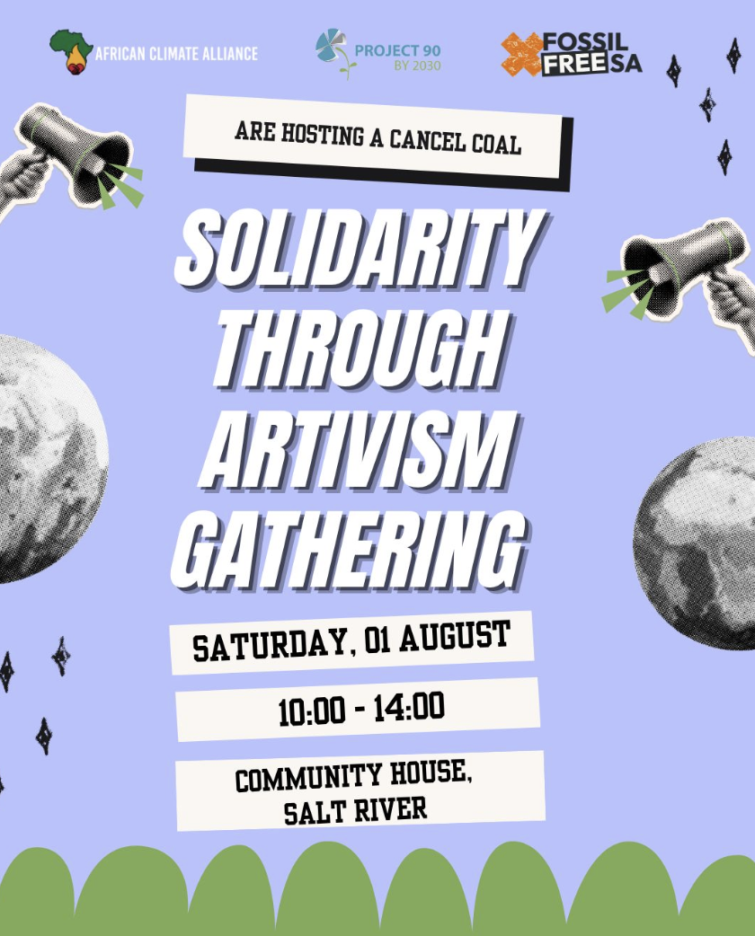 Solidarity through artivism gathering