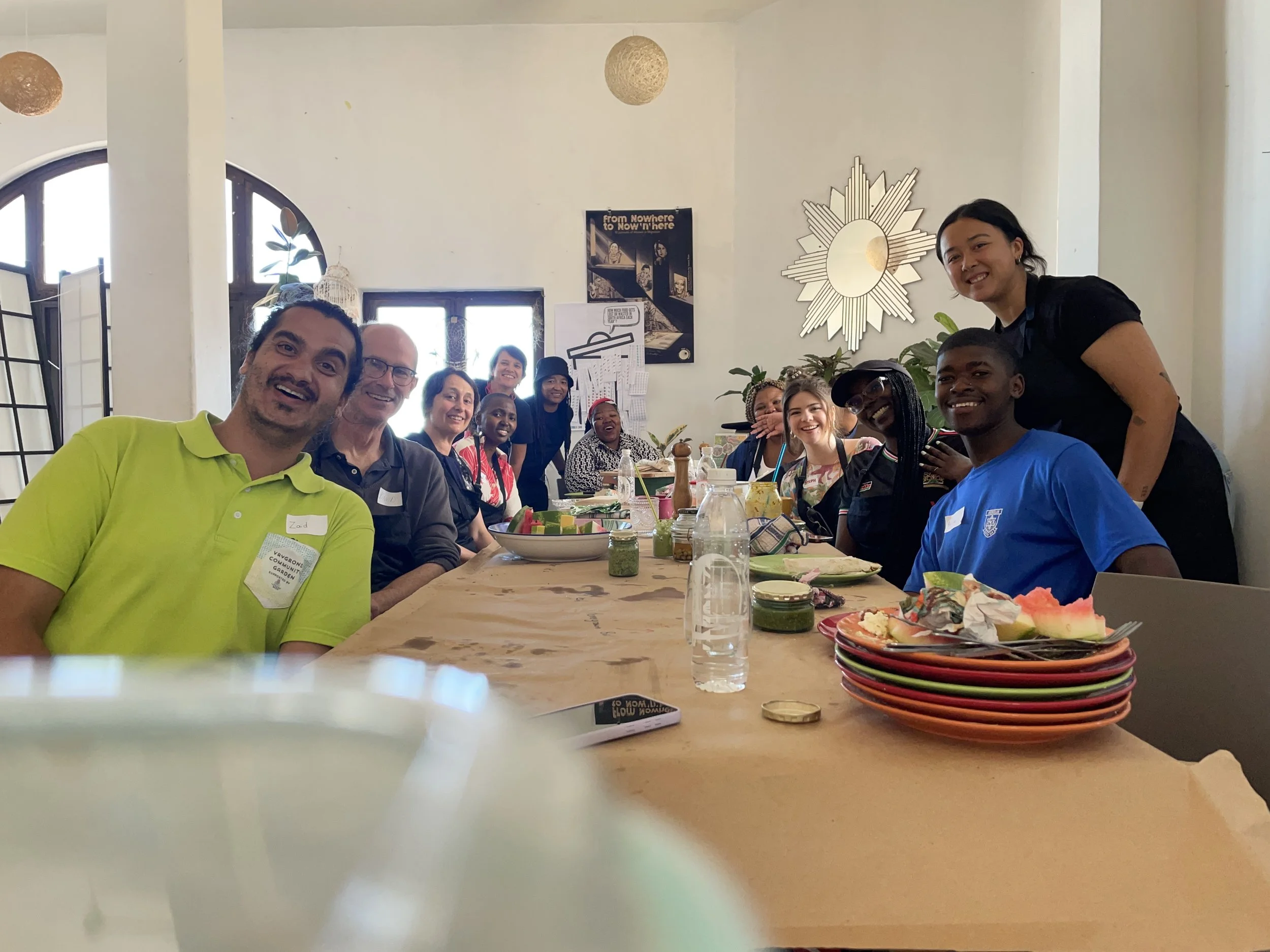 In December 2025, we hosted a team building with A Longer Table and Vrygrond Peace Garden. We learnt about how to decrease our food waste, and the impacts of food waste on the climate crisis.