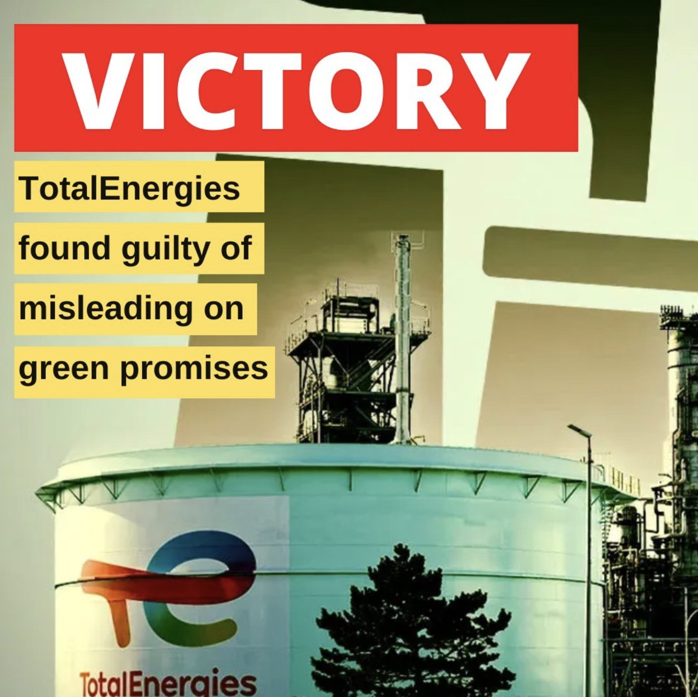 August 2024: Repost from Green Peace Africa on the campaign's complaint against TotalEnergies to South Africa's Advertising Regulatory Board.