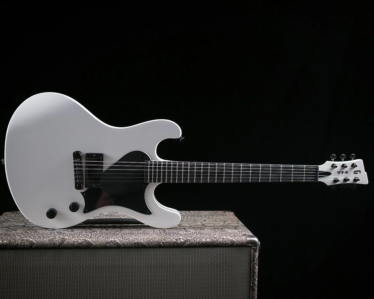 77-X by 
Griffin Electric Guitar Co.

Fresh build up on the website! (Link in bio)

This is the &ldquo;77-X&rdquo;. 
Super lightweight and resonant. 
The 77-X is meant to be stripped down, blacked out and raging with angst and attitude. This one is a
