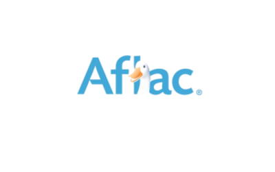 Aflac logo with a duck mascot above the text.
