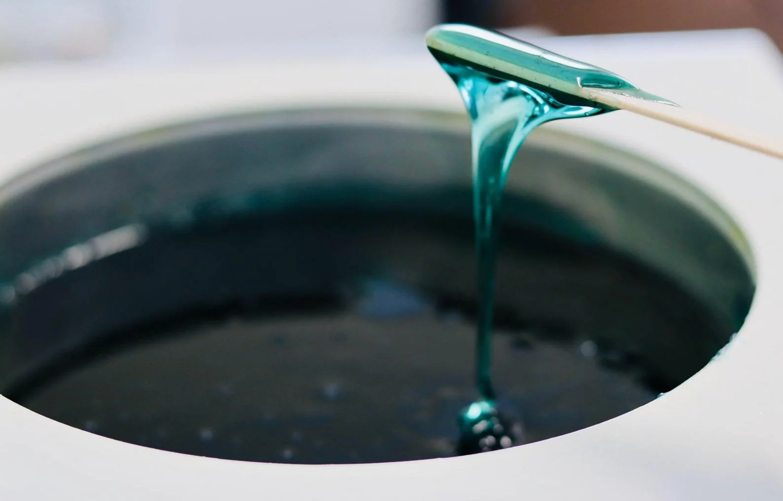 Hard wax for brazilian waxing. Painless wax