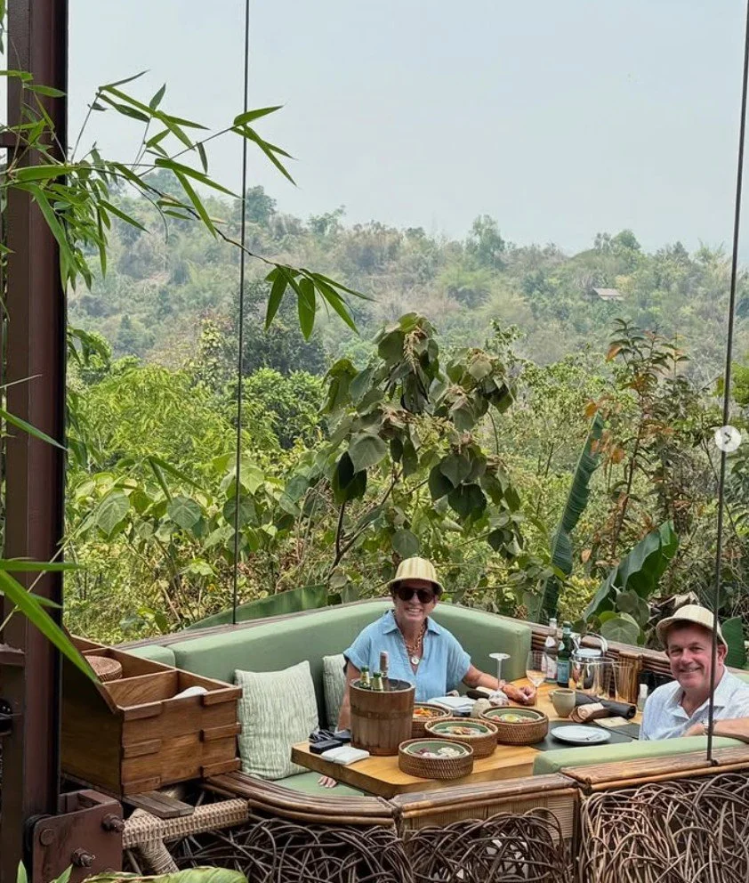 Midnight Elephants. Lunch Above Three Countries.