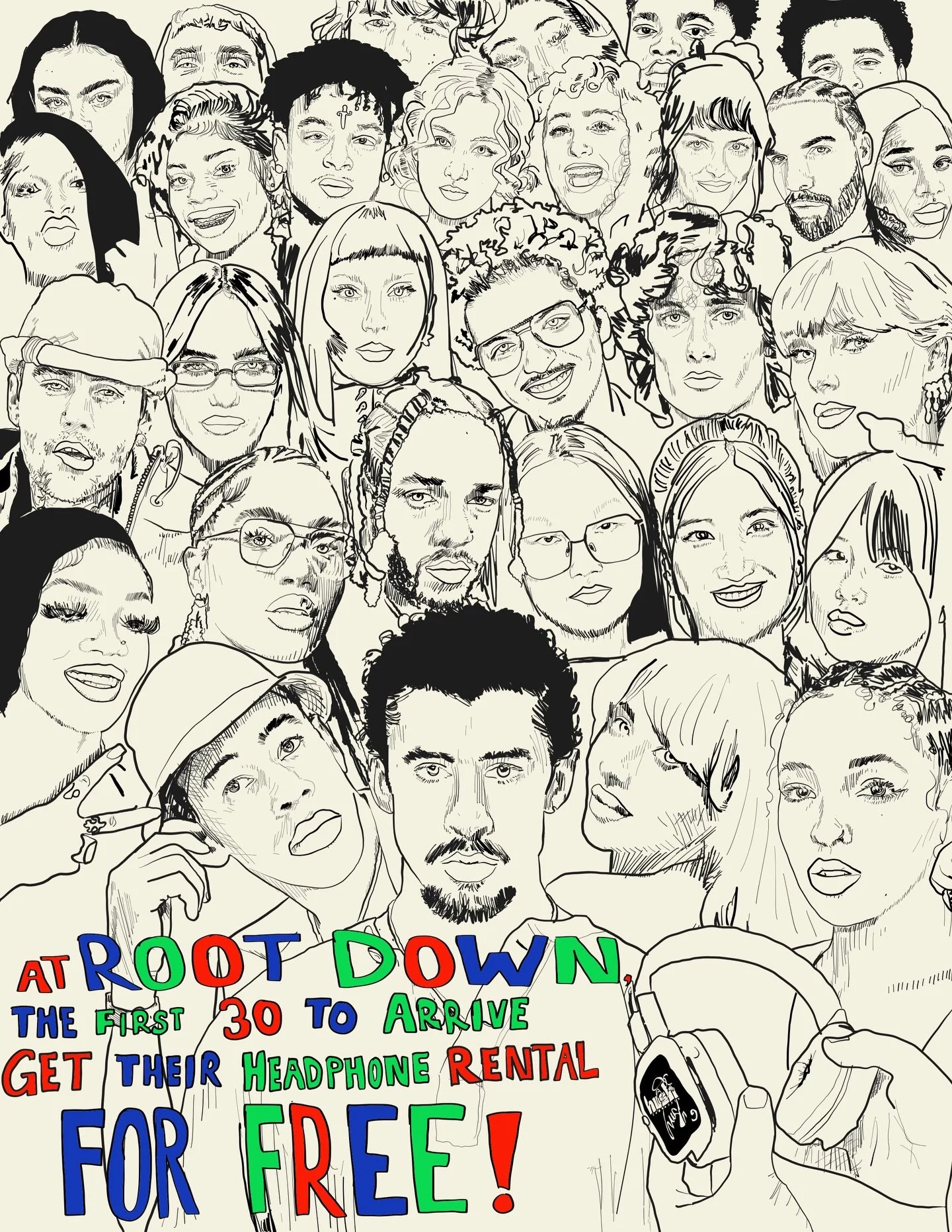 Just your friendly reminder we&rsquo;re at @rootdownjax every Friday &amp; Saturday from 9pm-2am, rain or shine 🪩✨

The first 30 people get FREE headphone rental all night! 🎧
(Hand stamp allows you to come &amp; go)

Ages 21+ | $10 rental 🎧