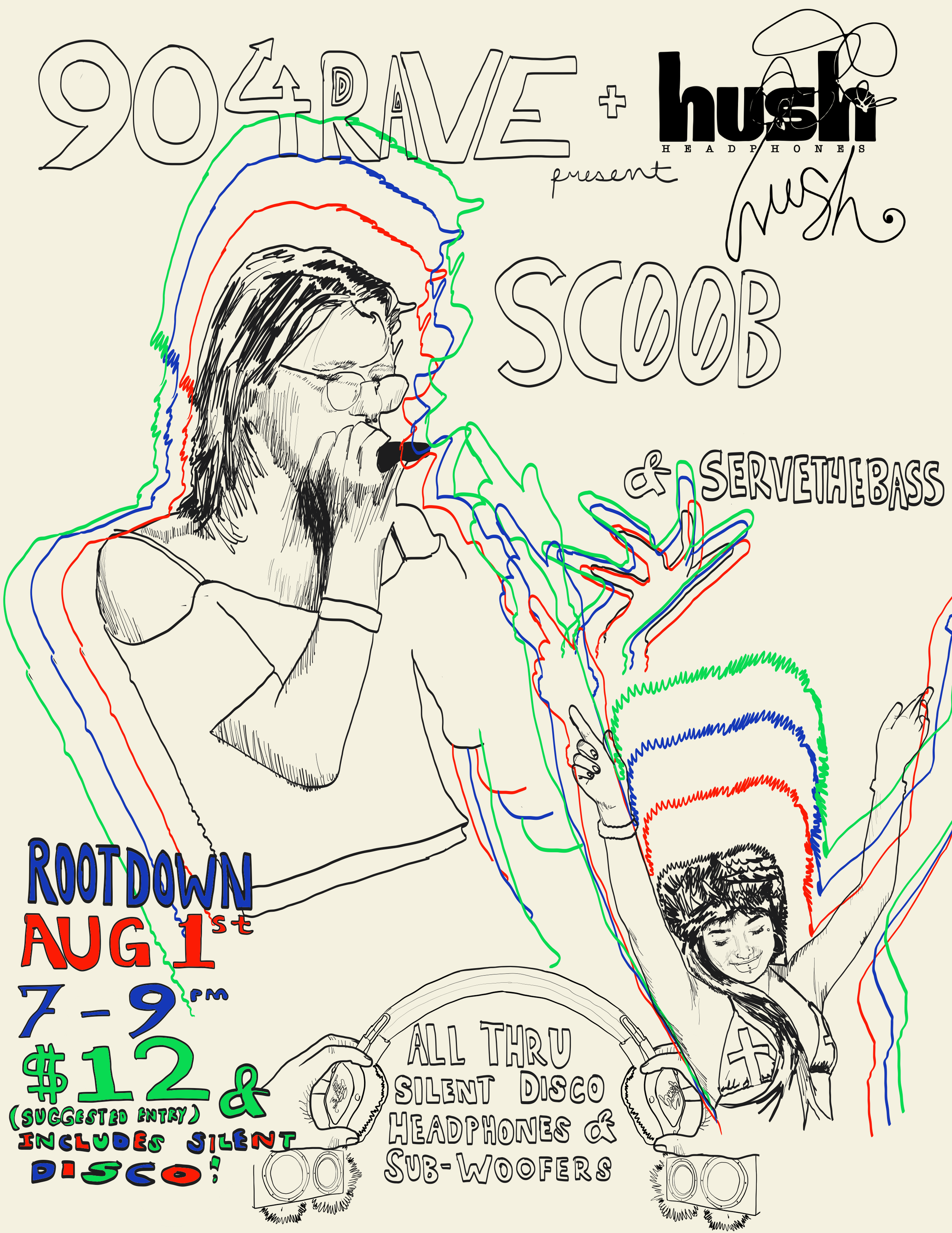 🍻 Root Down LIVE SHOW &amp; Silent Disco