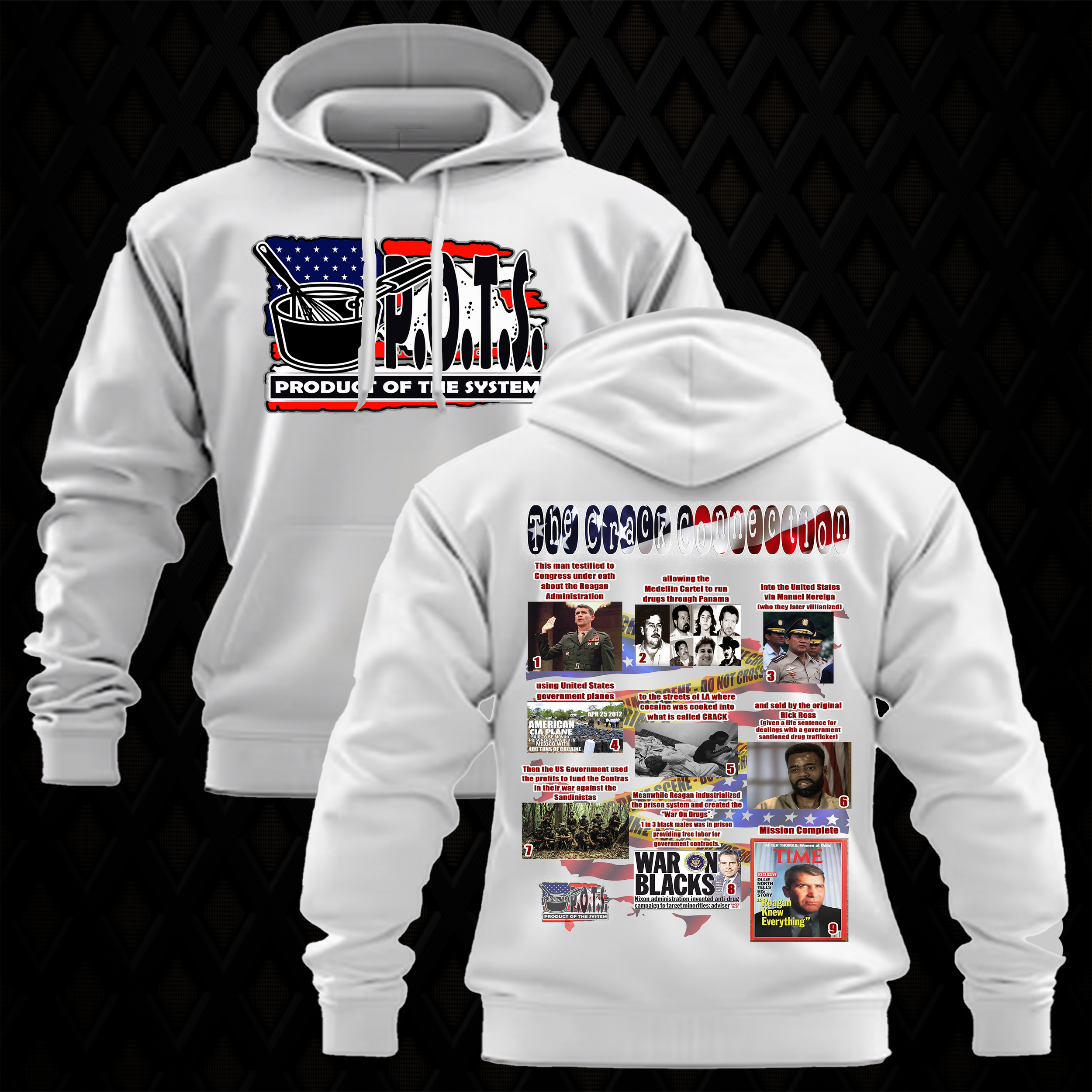 "Crack Connection" (Narco Nation) Hoodie