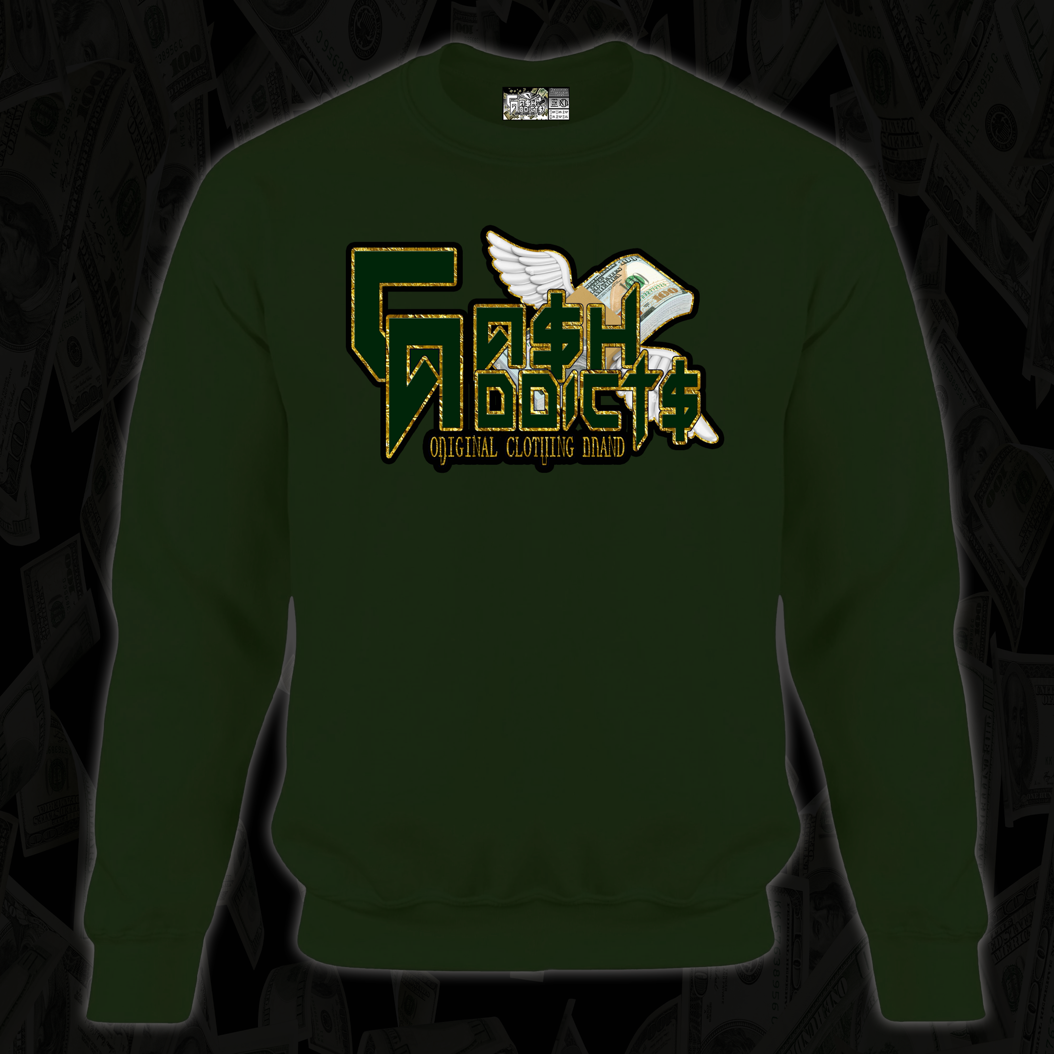 Cash Addicts Imprint Sweater