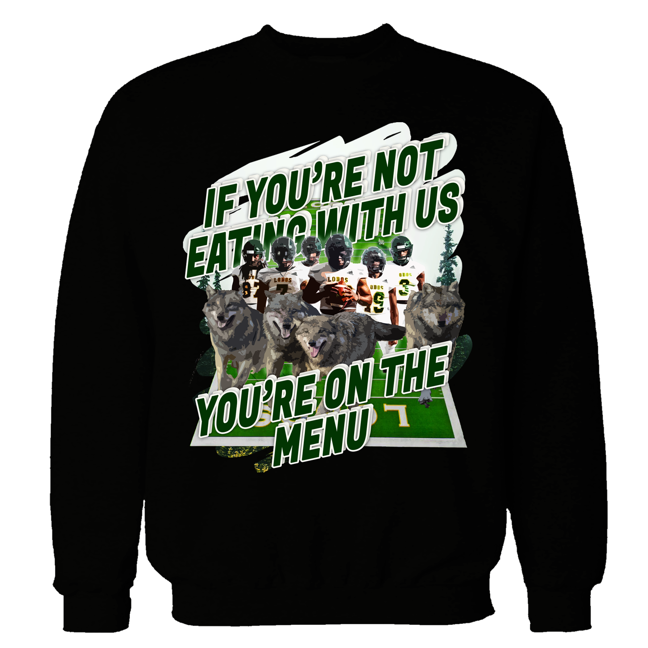 On The Menu Crewneck Sweater