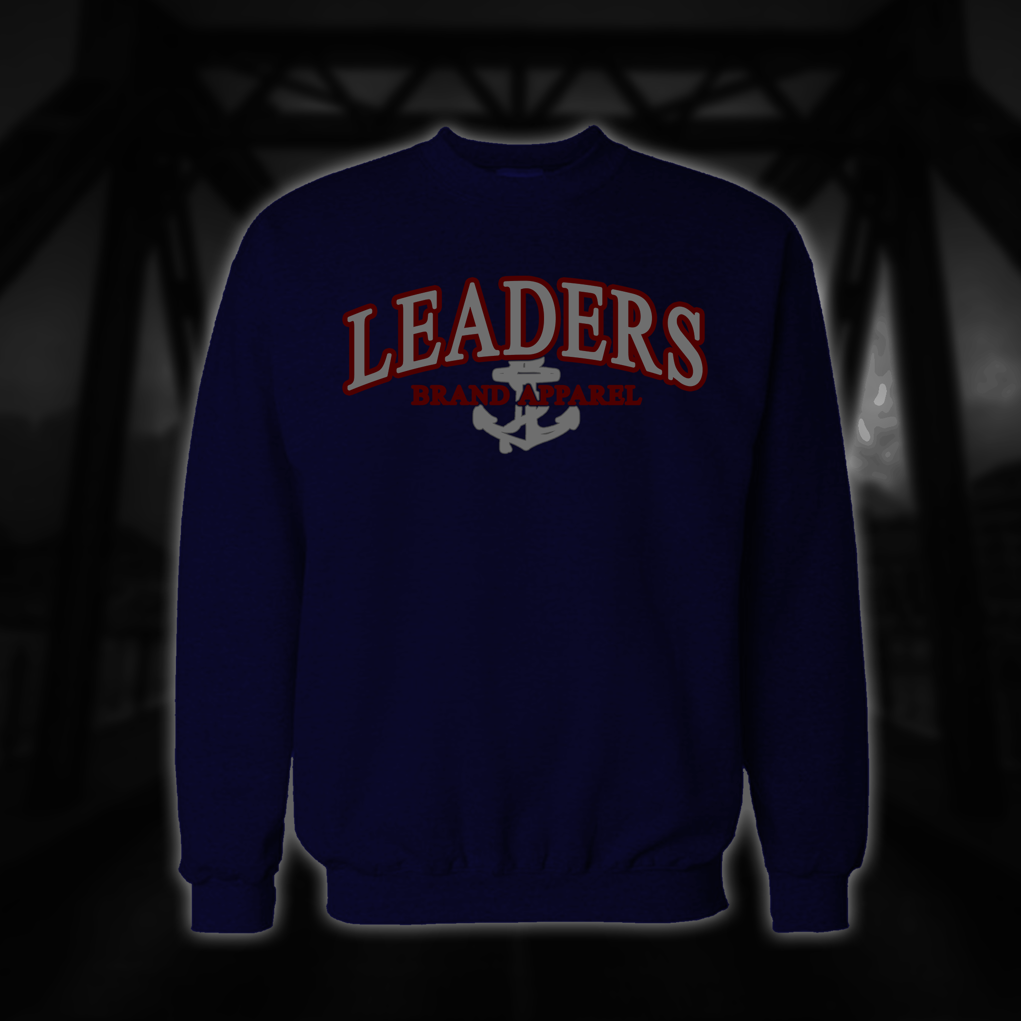 Leaders Anchor Sweatshirt Navy.png