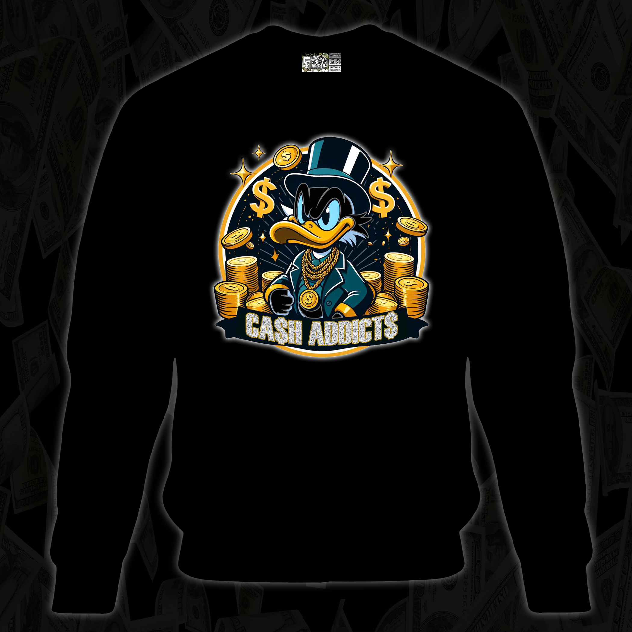 "Scrooge McBucks" Sweater