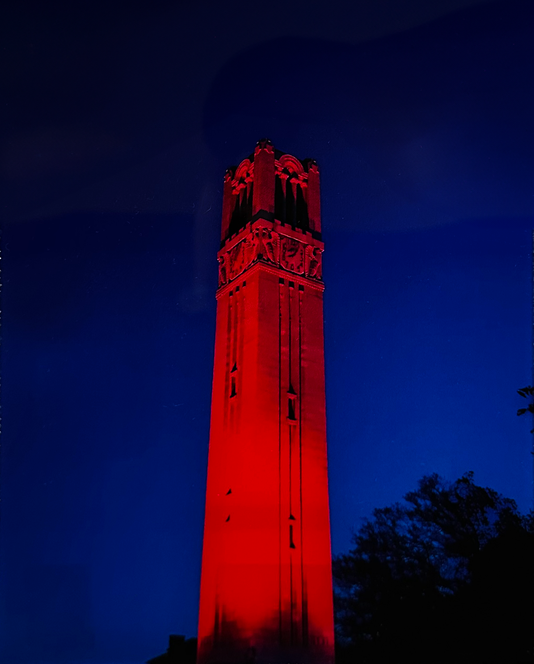 NC State Belltower UPS Acrylic Print.png