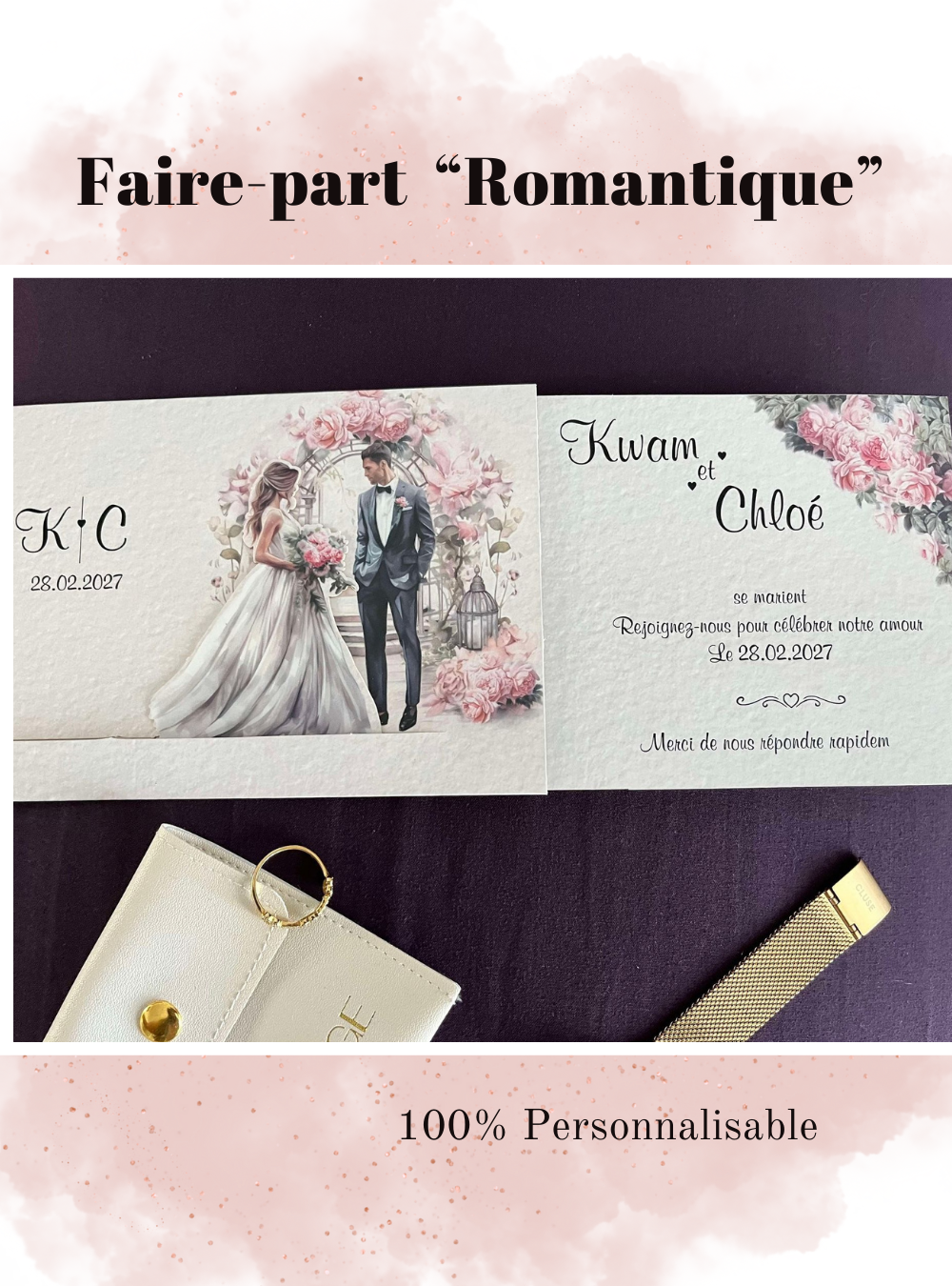 Faire-part "Romantique"