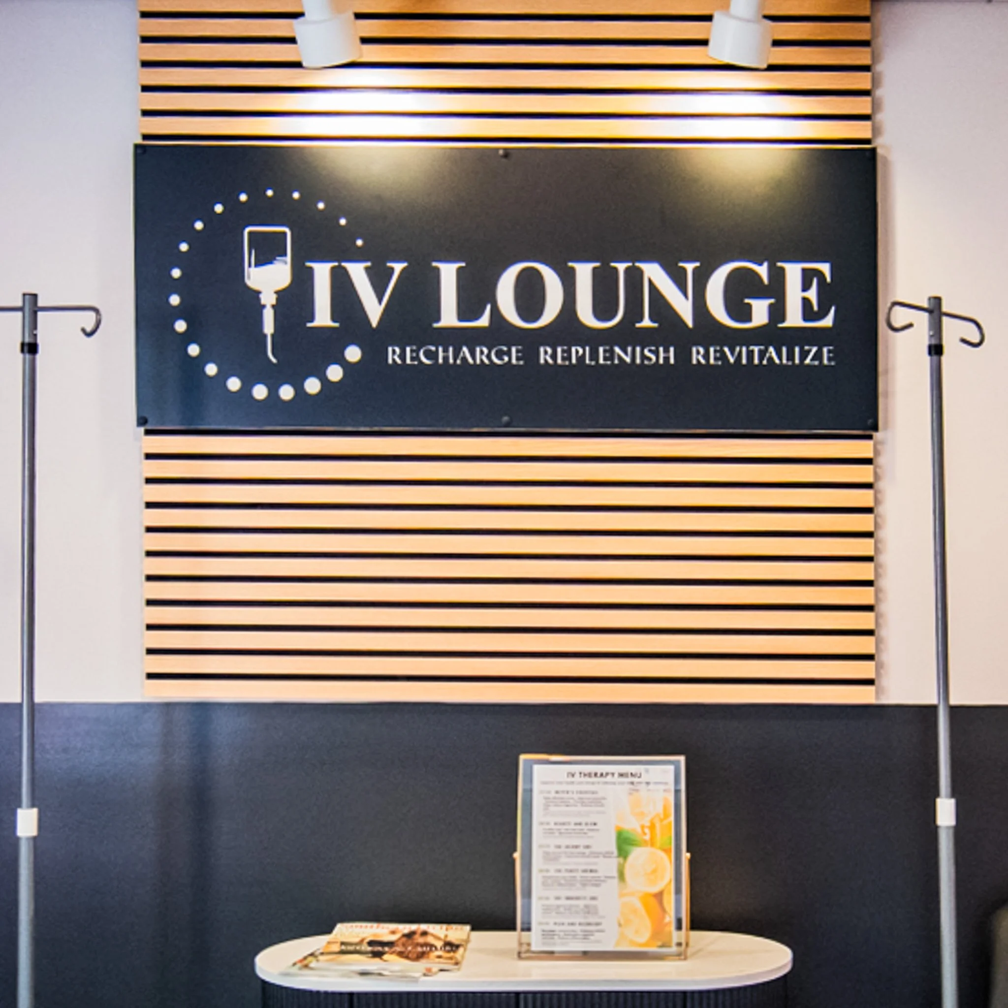 Easley Health and Spine IV Lounge Menu