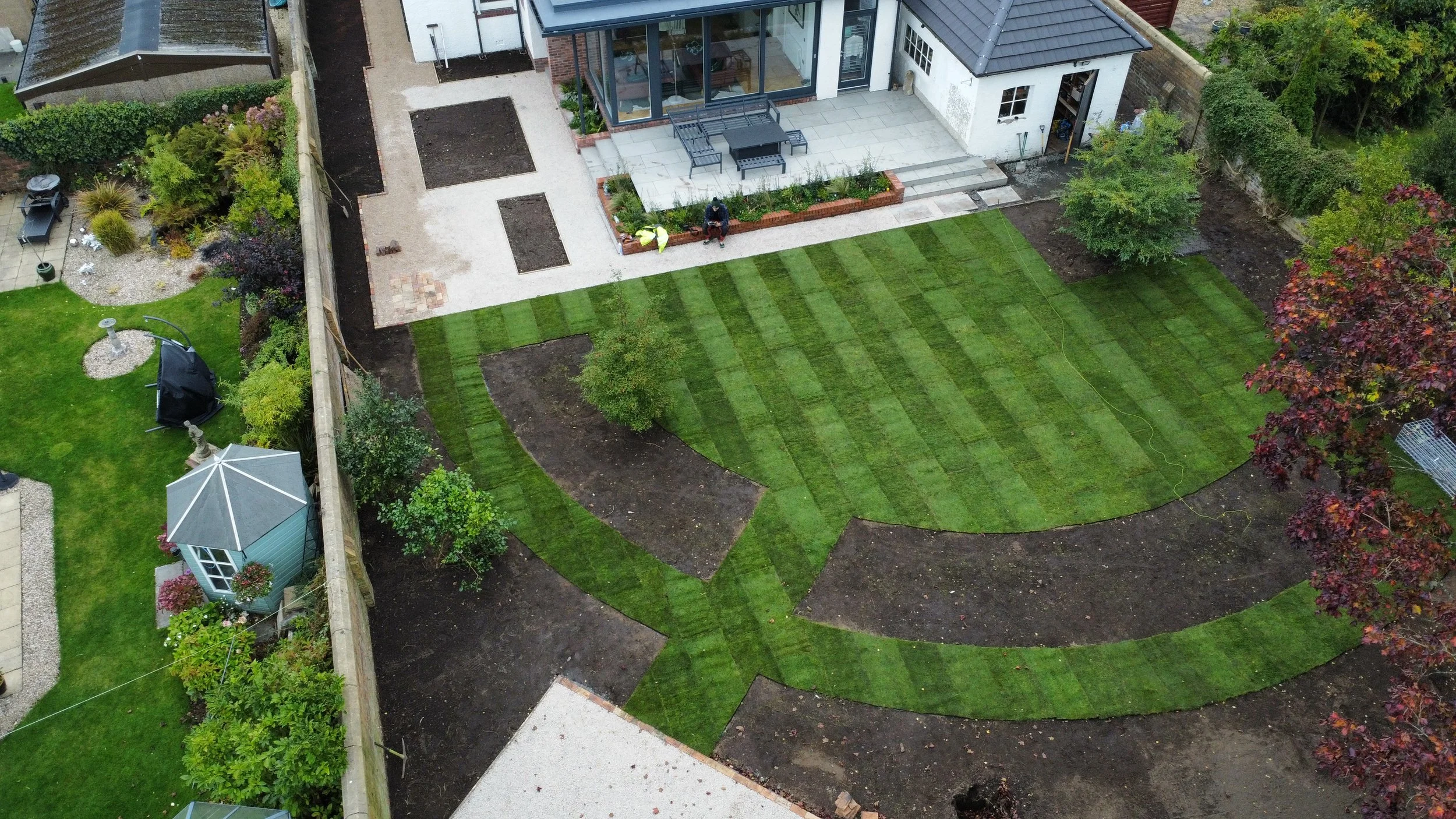 Project in Larbert for Lucy Flint Garden Designer