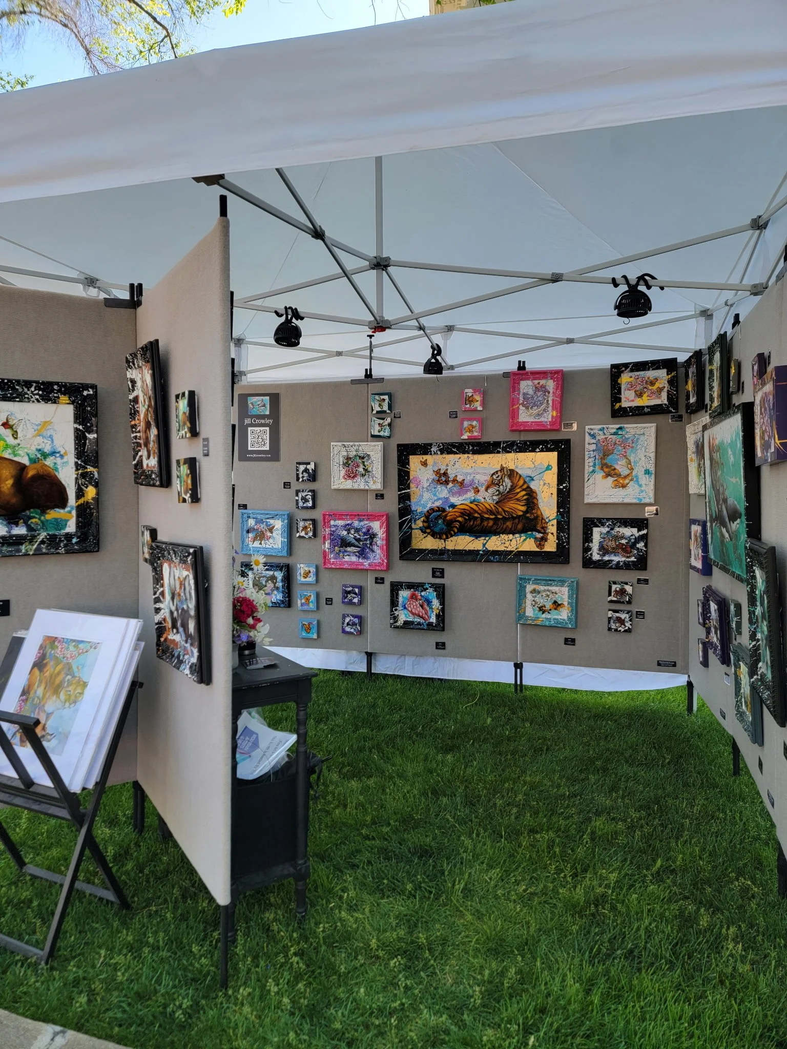 Festival booth