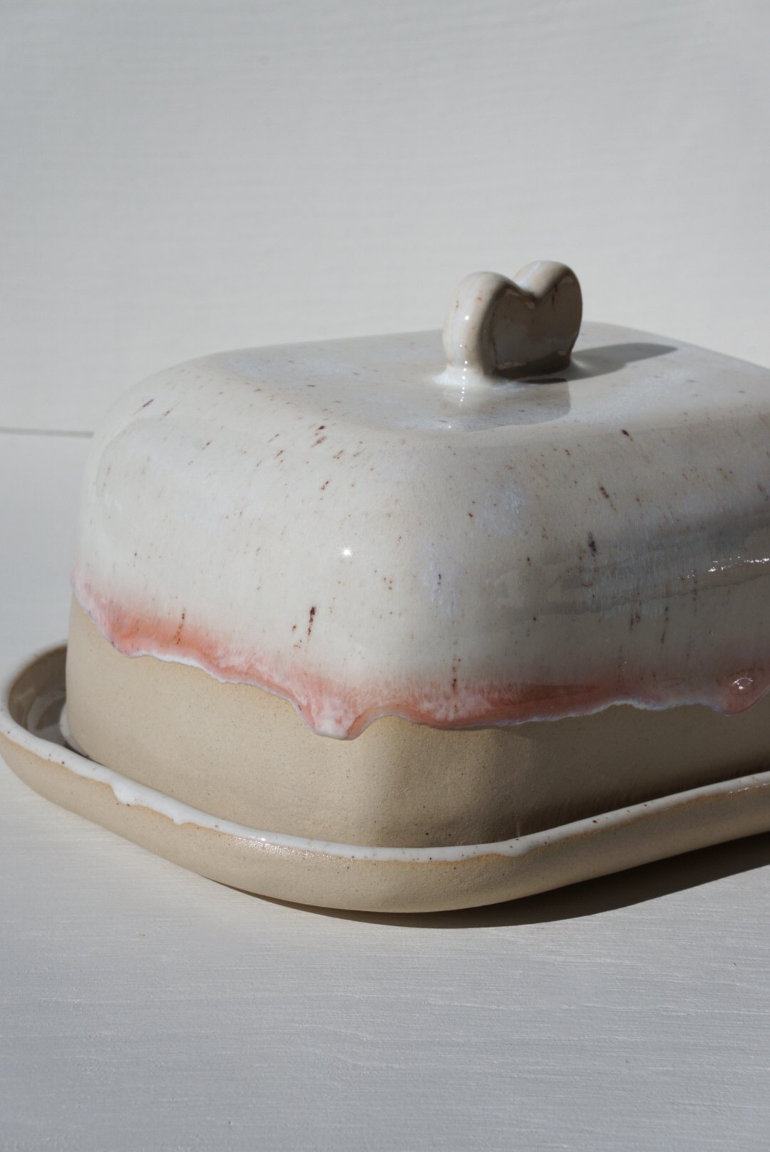 Butterdose in `peony pink´