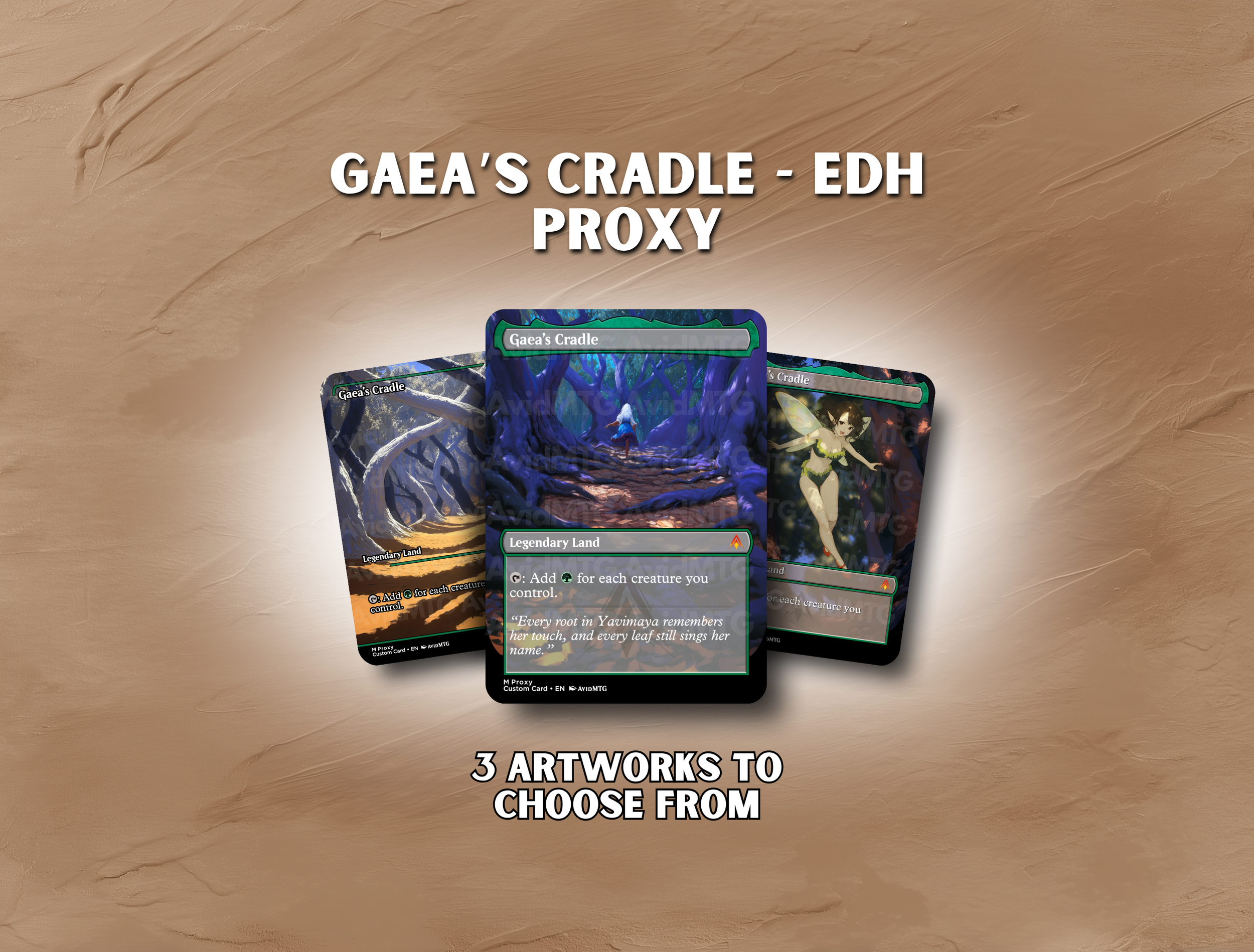 Gaea's Cradle - Custom Card